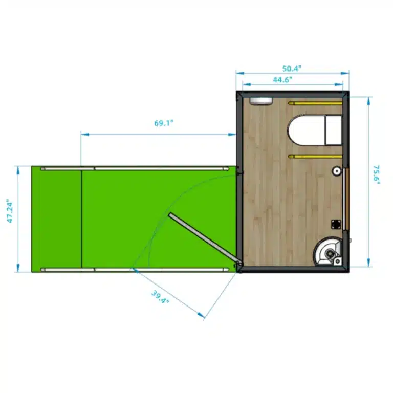 Portable Restroom - 1 Stall Handicap Accessable Hawaii
