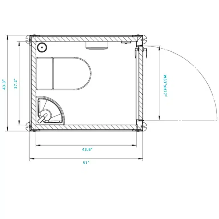 Portable Restroom/Bathroom For Sale In Hawaii - 1 Stall