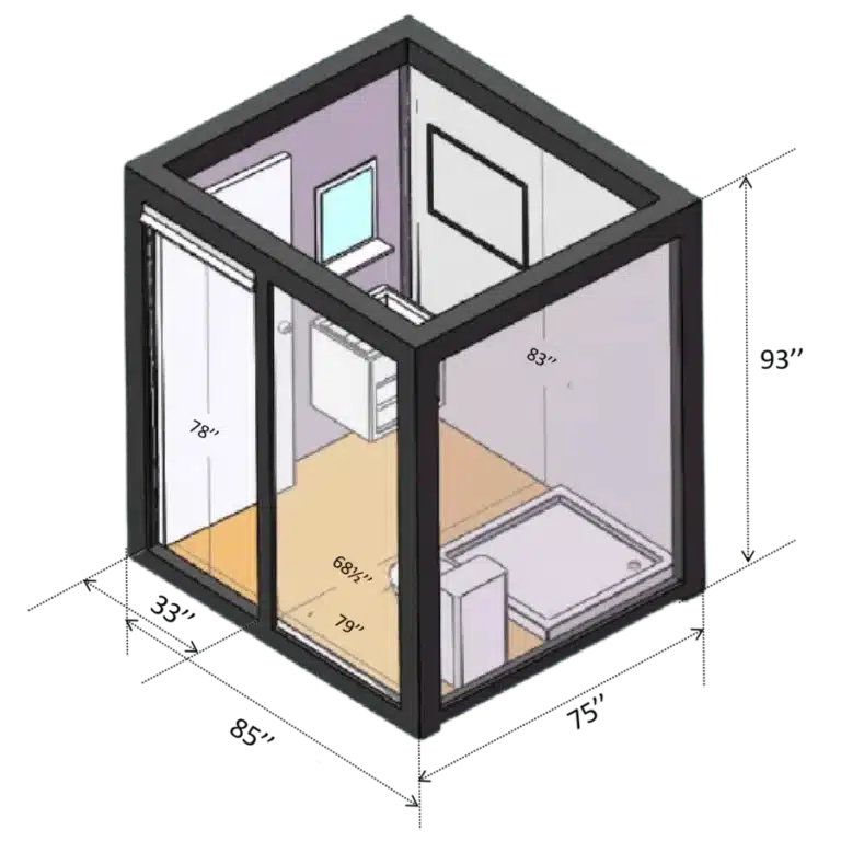 Portable Restroom Toilet and Shower Combo - For Sale In Hawaii