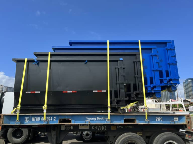 15CY Hooklift Dumpster For Sale On Oahu,Hawaii