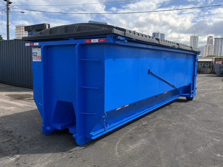 40 Yard Roll-off Dumpster With Lid Hawaii