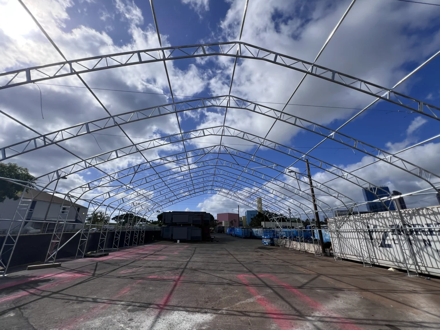 20x40 Container Tent In Hawaii