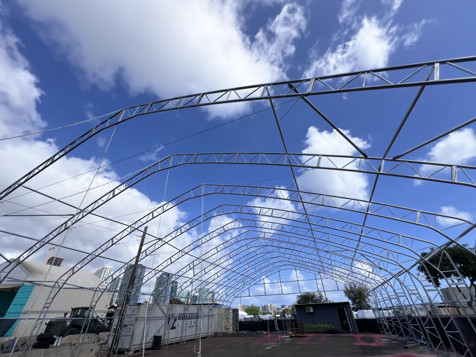 20x40 Container Tent In Hawaii