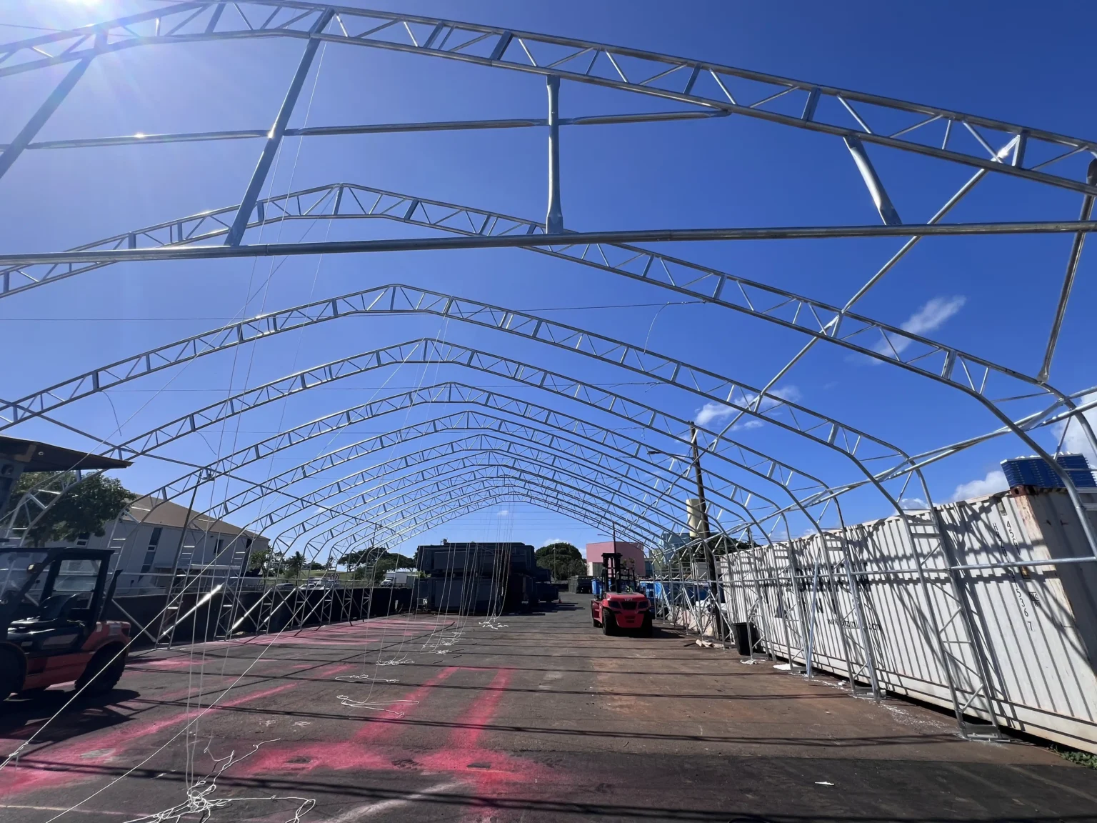 20x40 Container Tent In Hawaii