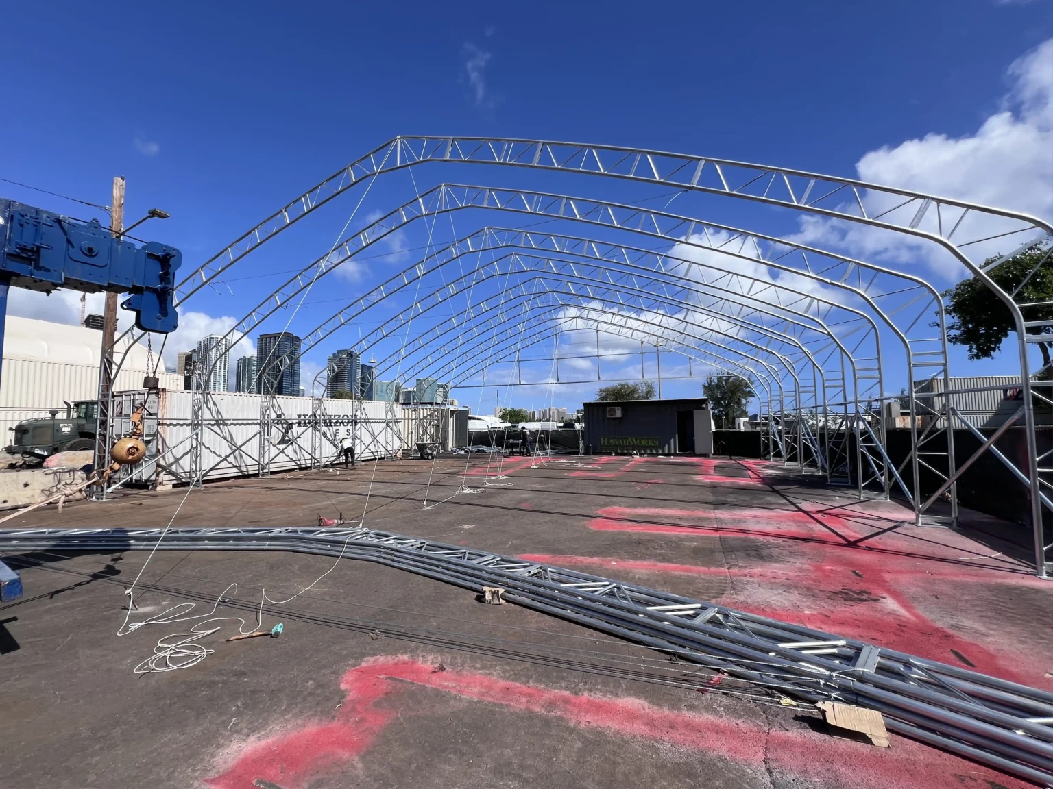 20x40 Container Tent In Hawaii