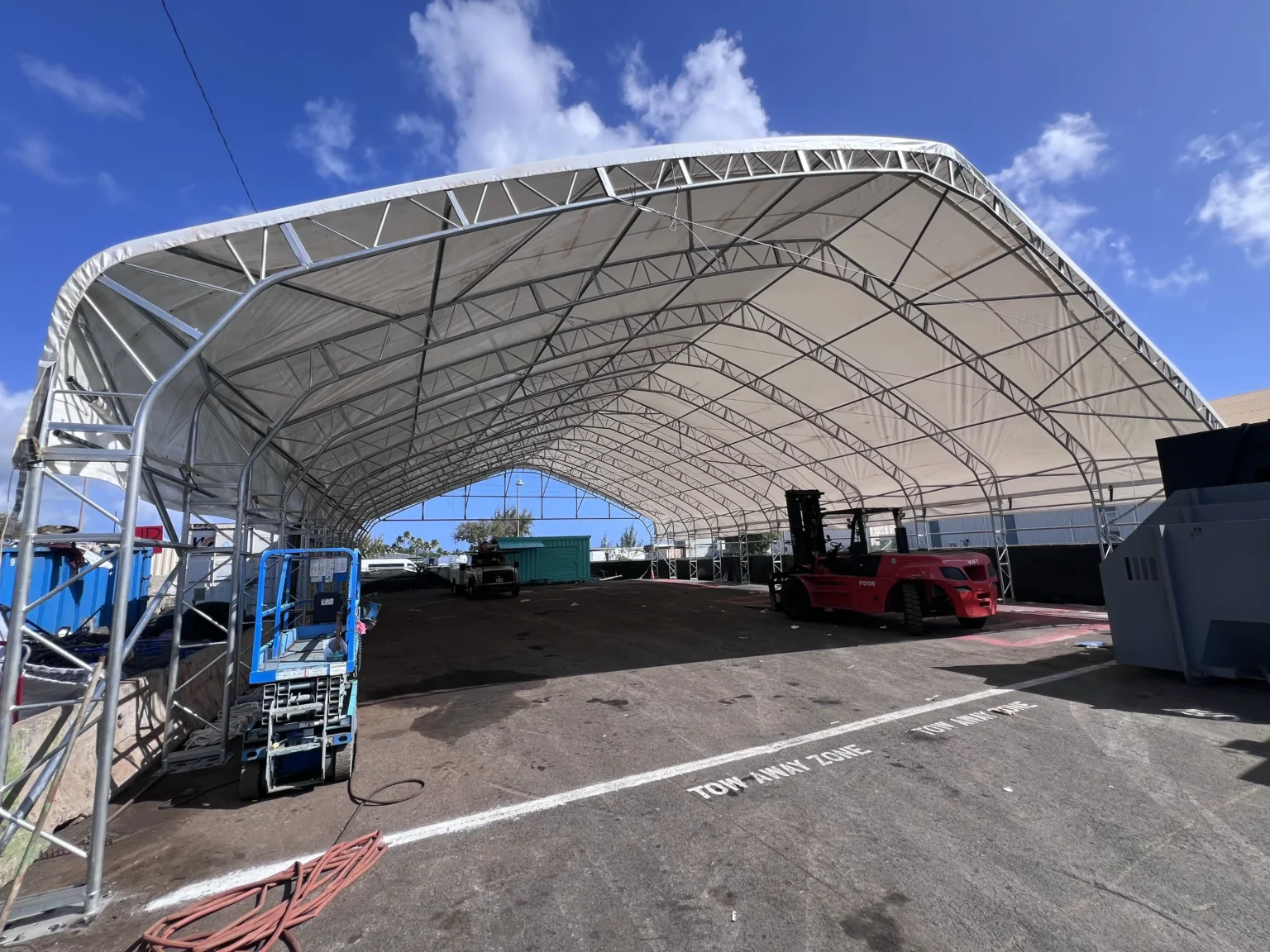 20x40 Container Tent In Hawaii